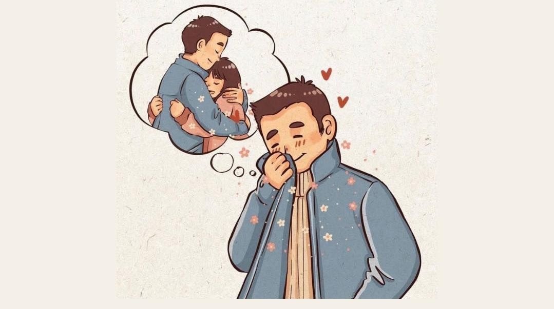 Aun cuando estamos a distancia, siento como tu aroma me hace sentir a tu lado. Te amo 💙