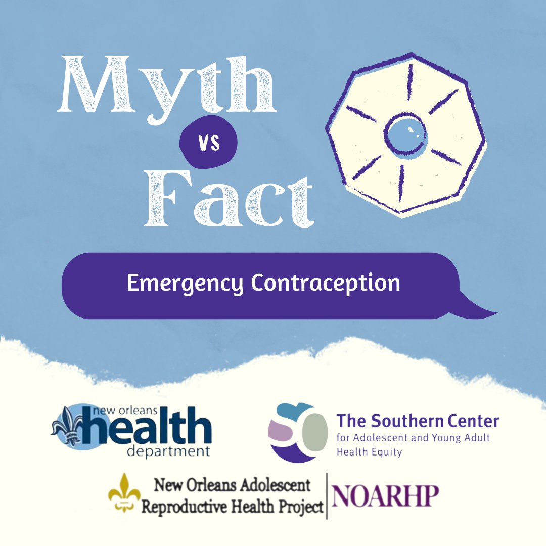 nolahealthdept's tweet photo. Currently, there are three options for emergency contraception. 👈Swipe left to learn the facts.
@ReJacNOLA @wwavnola @no_arhp
#planb #emergencycontraception ##reproductivehealth #nohd #reprohealth https://t.co/h1vQpPnygN