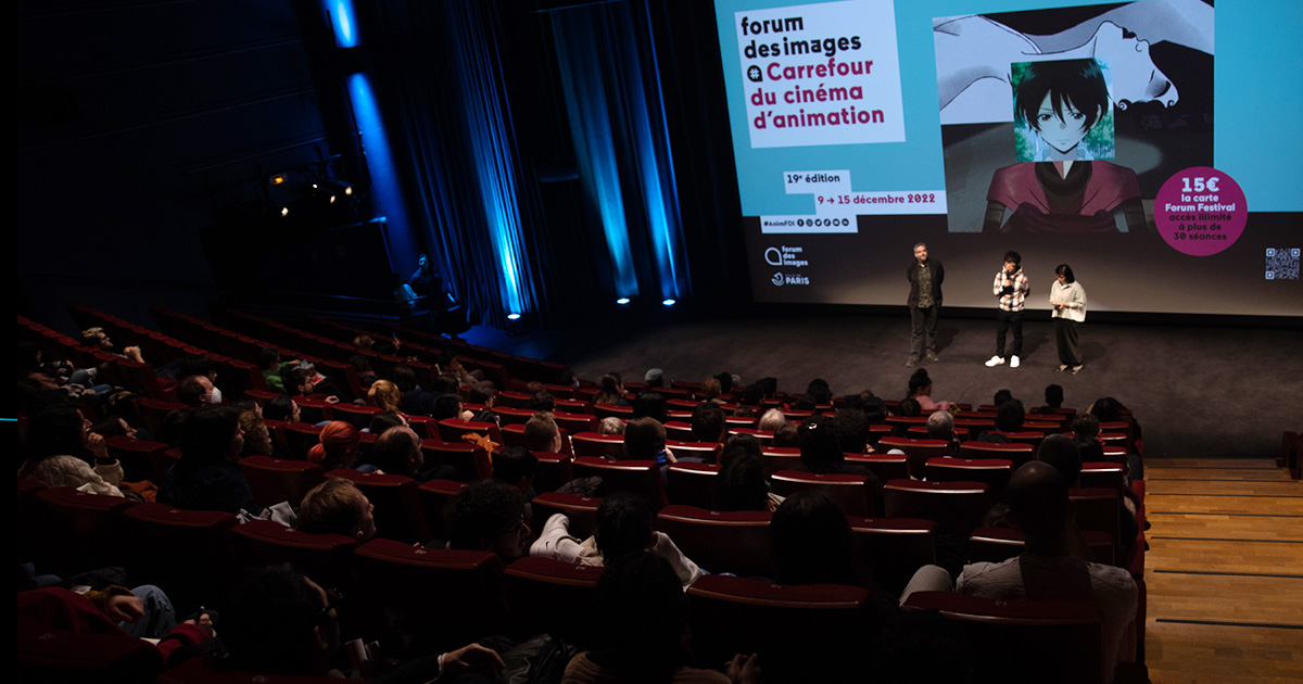 forumdesimages's tweet photo. [Photos] Hier au Carrefour du cinéma d'animation: 1/ Masterclass Yasuhiro Yoshiura + son dernier film, Sing a Bit of Harmony - 2/ Courts métrages d'animation ukrainiens. En visio Anastasiya Verlinska du festival Linoleum de Kiev #animFDI #animation @yoshiura_rikka @catsuka https://t.co/14UnjK45RU