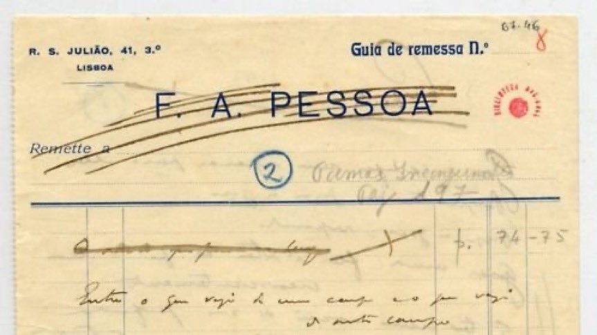 “Everything stated or expressed by man is a note in the margin of a completely erased text.” ~ Fernando Pessoa thanks to @DurrellSociety