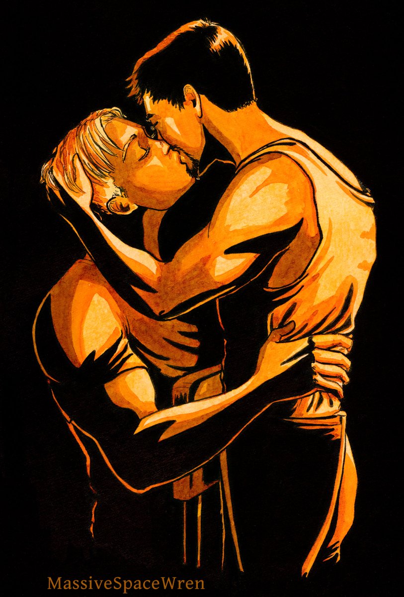 MassSpaceWren's tweet photo. Fic: Let me dream a song
Noir Steve/Tony, them navigating a new relationship in times of war, and being sweet with each other!
I got the chance to do art for gottalovev's awesome fic <3
https://t.co/3HarNl2RI9
#stony #stevetony #superhusbands https://t.co/6Jbh8XzOwN