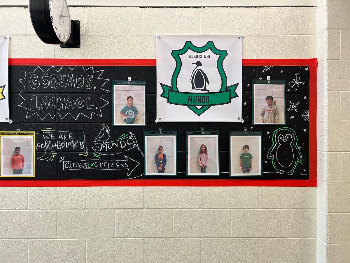 Thank you to Ms. Lindamood for making the entrance to our school look even better! You can see her amazing talent as she drew in each of the Squad sections. #sges #youbelonghere