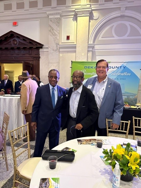 #TBT to kicking off the DeKalb County Bicentennial celebrations with the county's CEO Michael Thurmond and GDOT Commissioner Robert Brown.