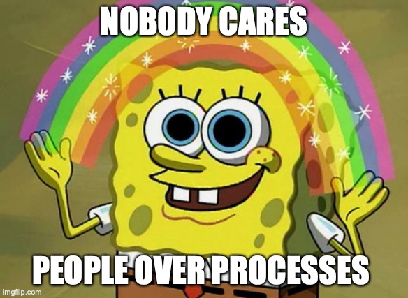 saschaungar's tweet photo. "People over processes"
IT ist für die Menschen da und nicht umgekehrt!
#agile #transformation #business #peopleoverprocesses https://t.co/AHVjzB2e4K