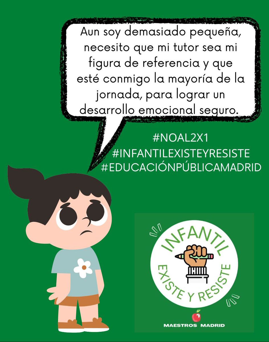 Macaren53239275's tweet photo. #Noal2X1
#Infantilexisteyresiste
#EducacionPublica https://t.co/eEb7PbToQ8
