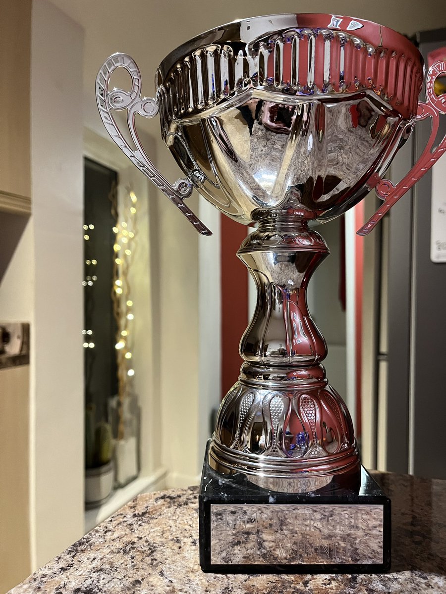 First trophy won as the Teacher of the Girl’s Football Team! Incredibly proud of the girls today! ECT year 1 going well, great way to break up for Christmas😁🏆