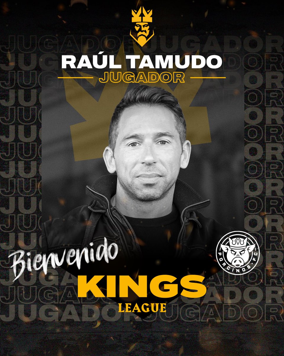 🐽 RAÚL TAMUDO es Porcino! @FCPorcinos 

El mítico jugador del RCD Espanyol y máximo goleador de la historia de Cataluña se une al equipo de @ibaillanos como jugador 11 ✍🏻