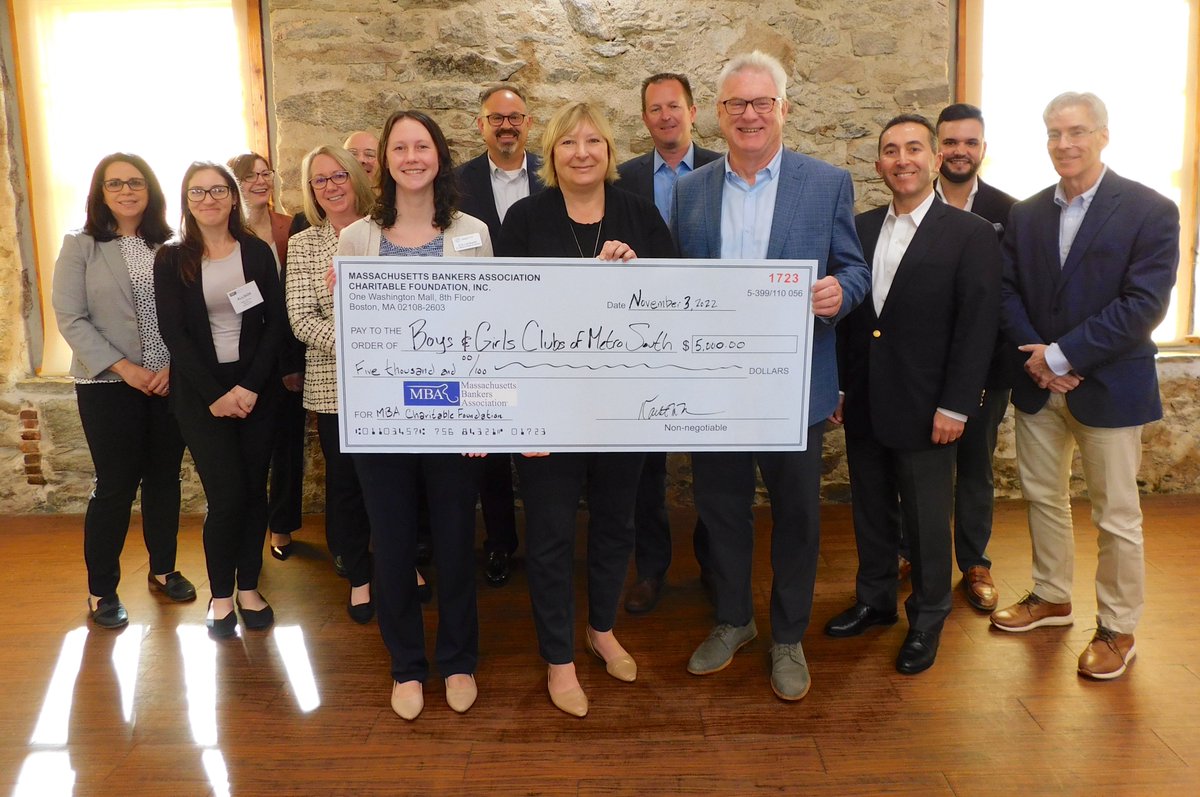 Boys &amp; Girls Clubs of Metro South (Group V) was one of this year's grant recipients for the Charitable Foundation's annual community grant. Their core mission is enhancing the quality of life for youth.