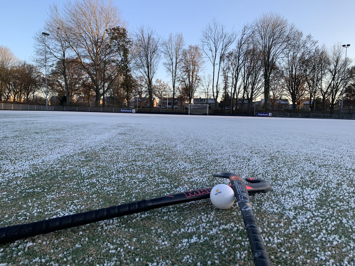 Vandaag even geen trainen 🏑❄️