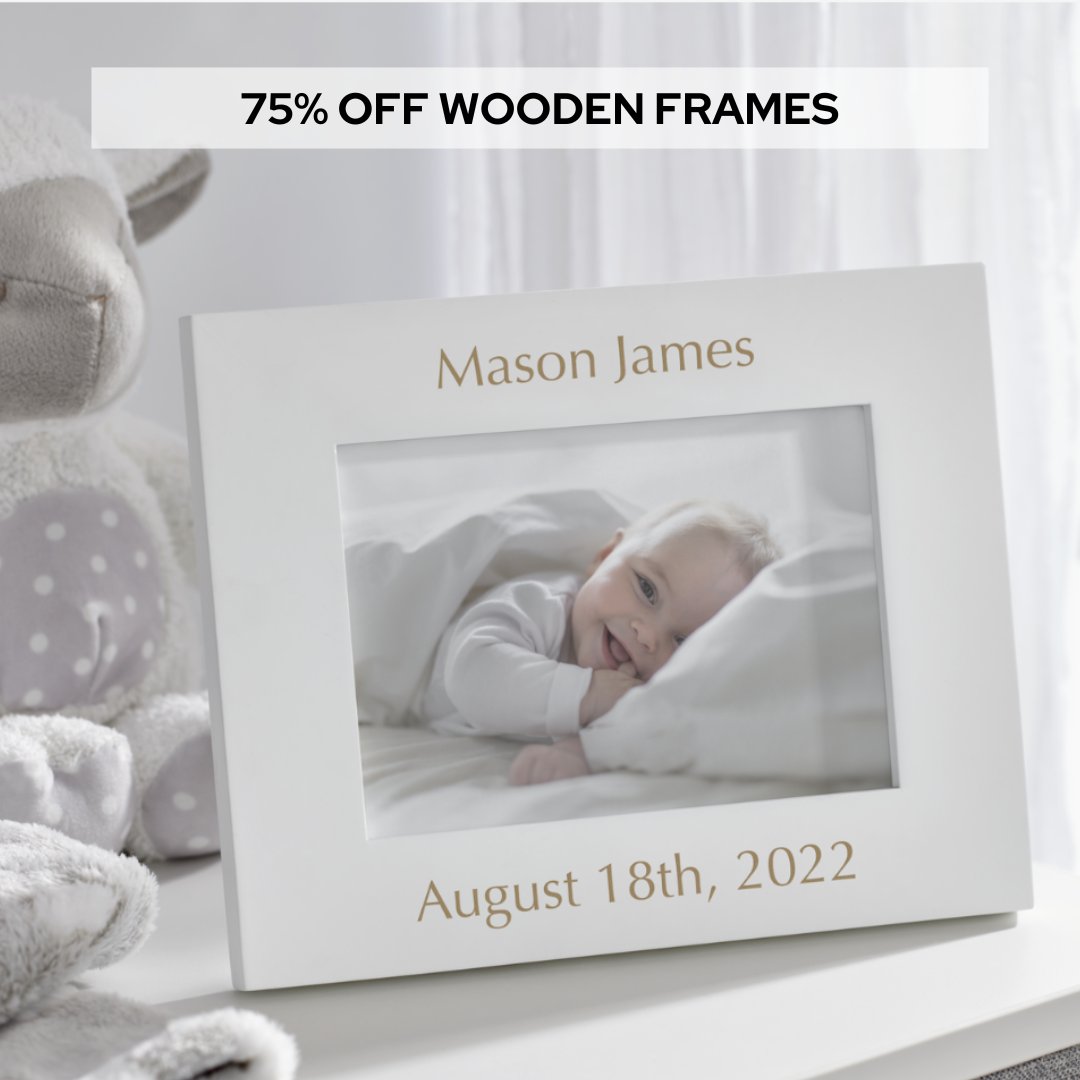 Celebrate new additions to the family this year with 75% off wooden frames! Who do you have to celebrate this year? 😀 cstu.io/493171 

#yourgiftsmadepersonal #personalization #holidaygift #thingsremembered #personal #giftidea #holidayparty #christmas #christmasgift