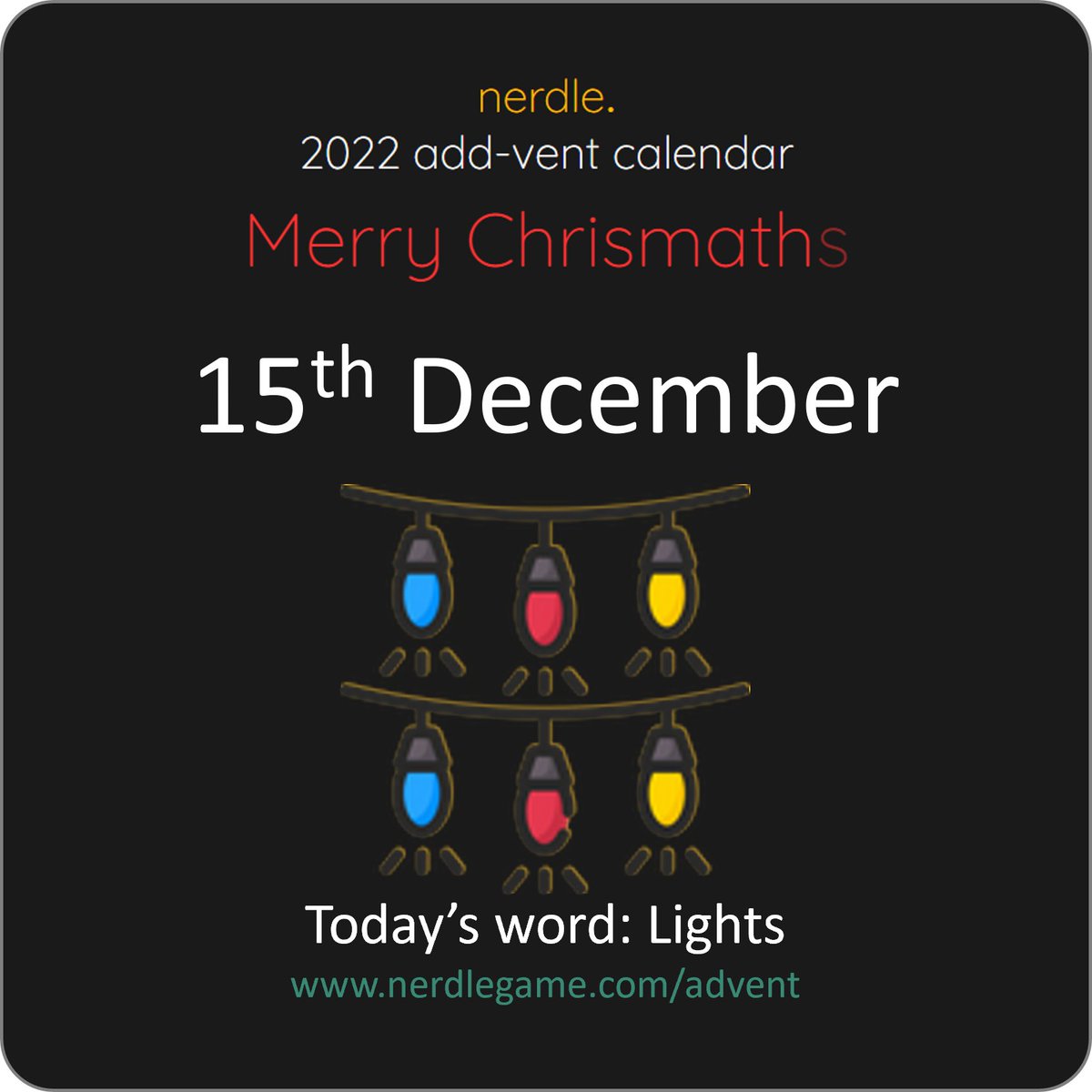 🟪🟩⬛️🎁⛄️🎄 10 add-vent days to go.  Everyone that plays is helping us raise money for two brilliant charities:  Plan International and Save The Children.  So please share and help support our 'positive numbers' mission.    
nerdlegame.com/positive-numbe…