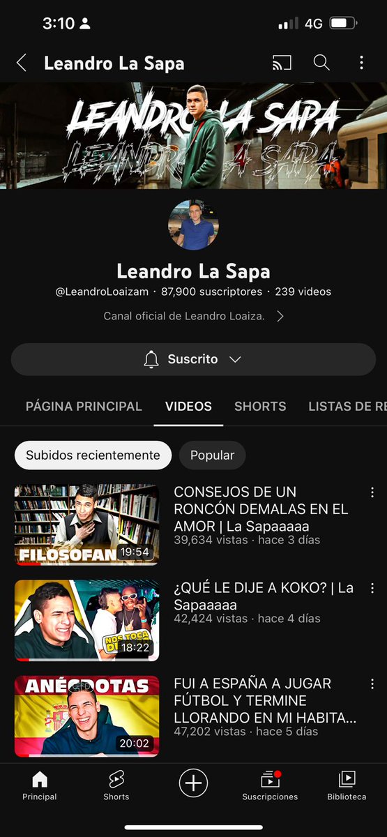 KeyDemian's tweet photo. @YTCreadores Hola YT tengo un problema y es que no me aparecen los últimos videos subidos en el canal https://t.co/JYcyw5Q09n