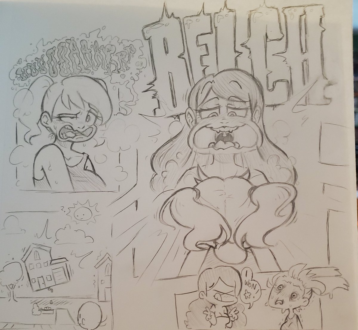 horghleblorghle sorry for lack of updates everything hurts and sitting is a challenge

have a shitty doodle #burpart #burpkink