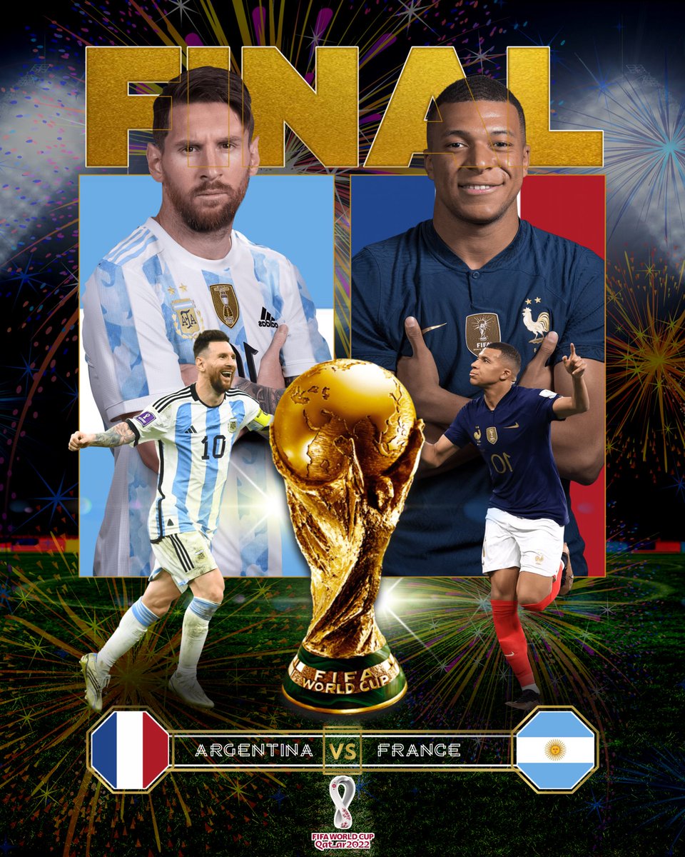 IF WE HIT 10,000 LIKES ON THIS TWEET WILL DO THE BIGGEST GIVEAWAY FOR THE FINAL FIFA WORLD CUP MATCH 

Messi vs mbappe 

Argentina 🇦🇷 vs France 🇫🇷