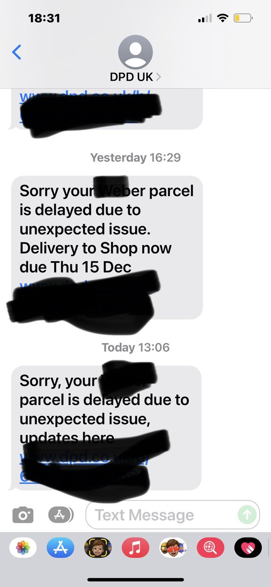 joconvery's tweet photo. @DPDgroup_news @BBCNews So Thursday 15th December and still no parcel apparently tomorrow 🤣🤣🤣 so 16 days you have held my parcel can I not just collect from the warehouse?? https://t.co/shfxlRIFQP
