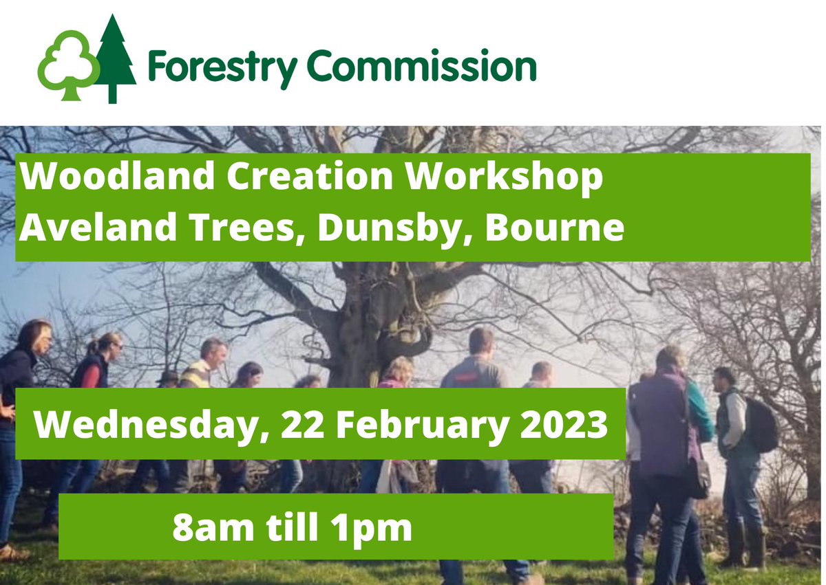 Join the Forestry Commission and Aveland Trees in Dunsby, Lincolnshire, to find out how trees can help your farm business grow. eventbrite.co.uk/e/woodland-cre…
