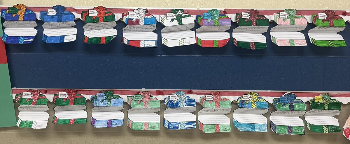 EmilyPullin98's tweet photo. Kinder read Gingerbread Piratesby Kristin Kladstrup and then made their own pirates! Second, third and fourth grade made presents that unfold to show their writing imagining what gift they would be! https://t.co/NTDi0sutF5