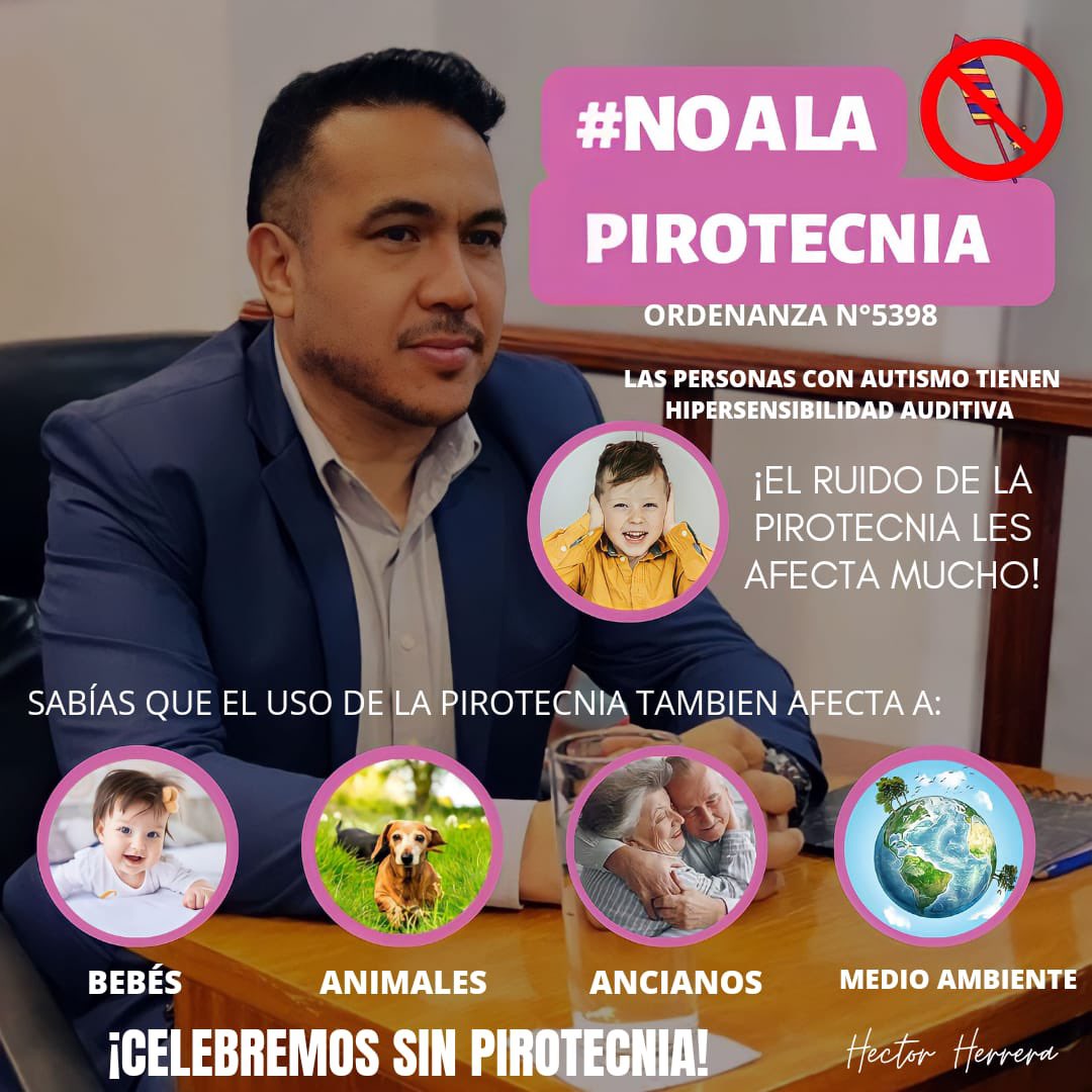 Hectorherrerok's tweet photo. NO A LA VENTA Y CONSUMO DE PIROTECNIA! PARA CONVIVIR EN UNA COMUNIDAD EMPATICA Y SOLIDARIA ES NECESARIO TOMAR CONCIENCIA DEL DAÑO QUE CAUSAMOS USANDO PIROTECNIA. @amolinalarioja @QuintelaRicardo @ines_byd @ConcejoLaRioja @GobDeLaRioja @mluz_sc https://t.co/ahL5vhVNot