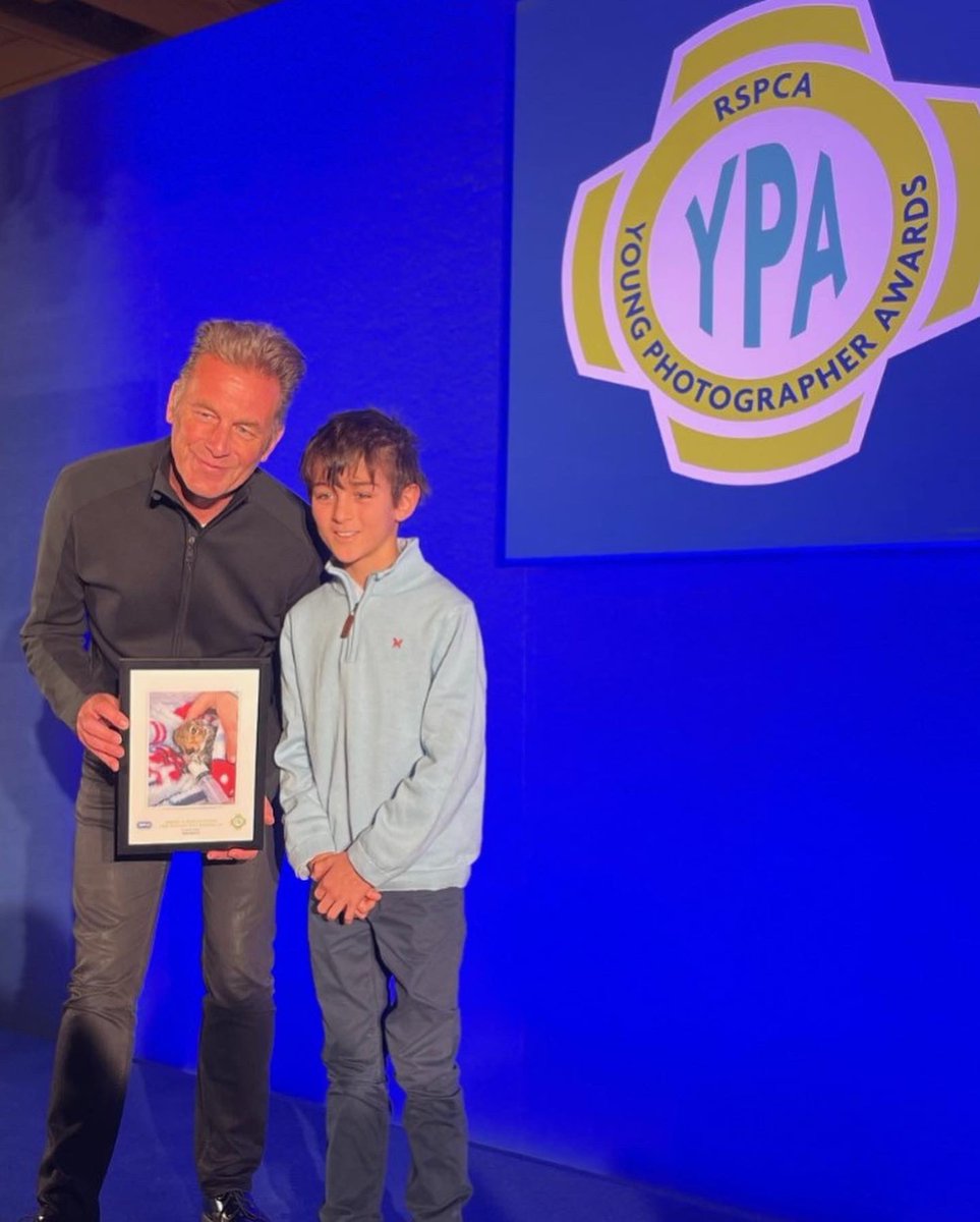 TerringtonHall's tweet photo. We’re very proud of Year 6 pupil Hugo whose photo of an orphan squirrel was lauded at the @RSPCA_official Young Photographer of the Year Awards today, hosted by @ChrisGPackham at the Tower of London. #expandinghorizons #youngphotographer #prepschoolyork https://t.co/N7IkLiN77W