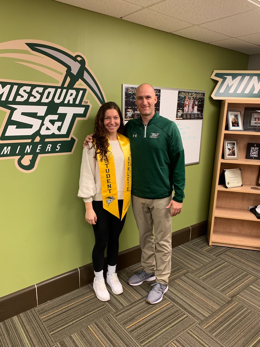 MINERS_WVB's tweet photo. Huge congratulations to Megan Eilerman on earning her student-athlete sash for commencement.
#Miner4Life https://t.co/nQimHNf8Cl