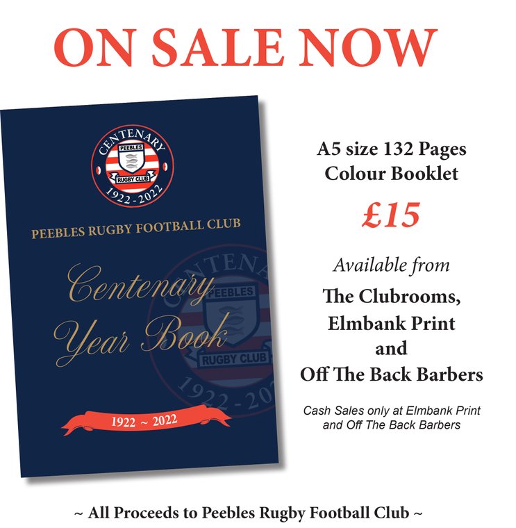 The Centenary Book #Pitchero
peeblesrfc.org/news/the-cente…