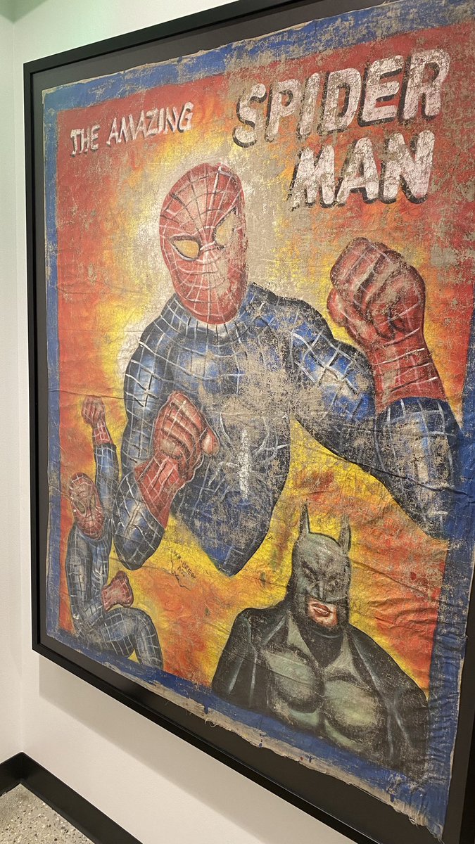 Captured this High Art Baman Piderman at Titmouse because it reminded me of @SmallBuStudio 