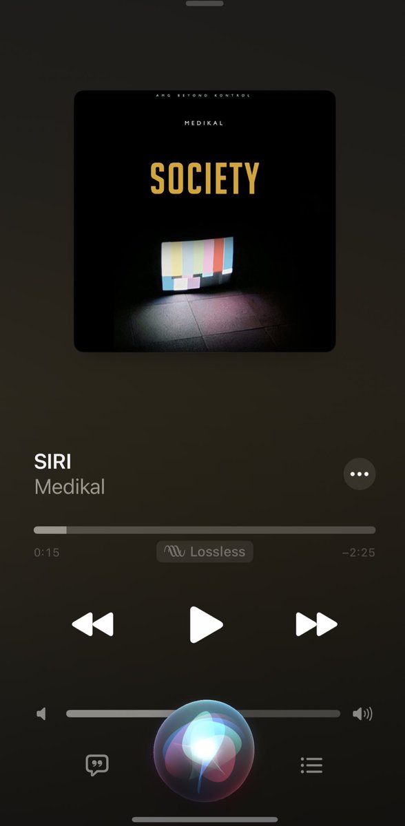 Now Medikal I can't listen to this piece in peace. #Siri keeps responding🤦🏽‍♂️ #medikal #society