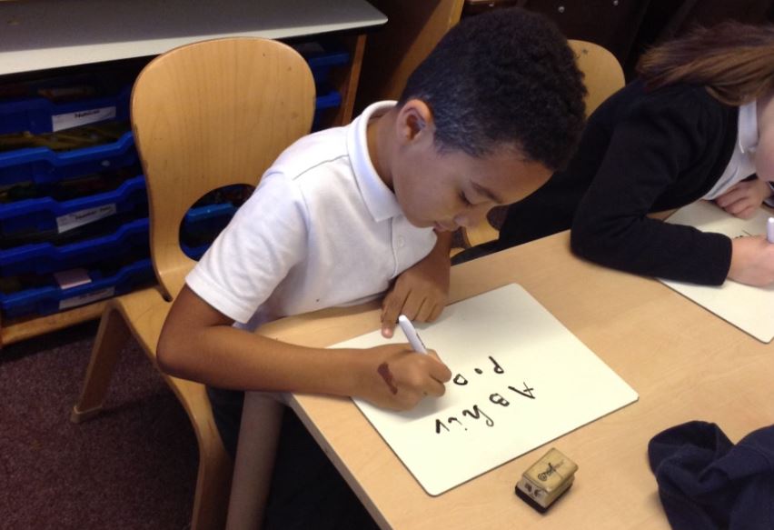 MissScrubyNHP's tweet image. Year 2 had a go at some calligraphy linked to our RE and Art. They were really proud of their writing!