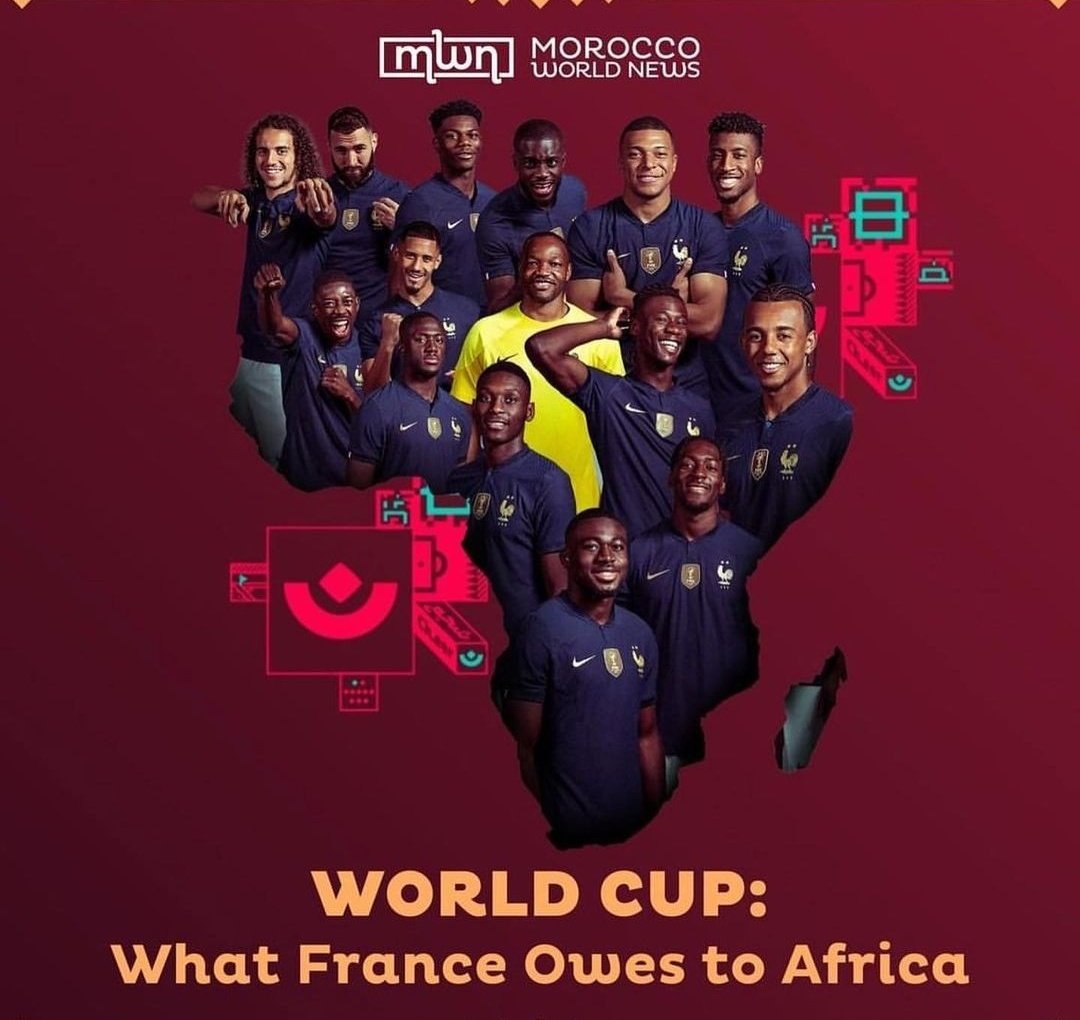 Supportons seulement la France. C'est l'Afrique toute façon 😄 #Qatargate #RealMadrid #Benzema #FrancevsMorocco