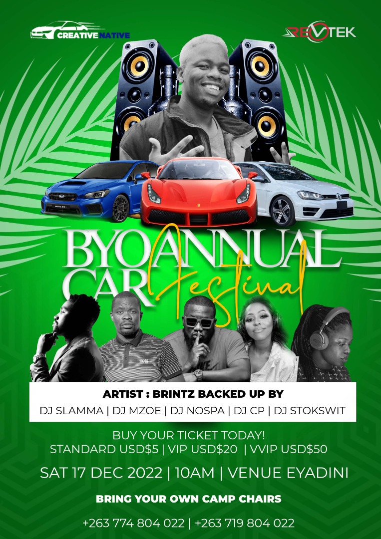 I'M DOING A THING AT THE BYO ANNUAL CAR FESTIVAL THIS SATURDAY!
GET YOUR TICKETS AND COME VIBES WITH US AND CELEBRATE CAR CULTURE IN THE CITY!
#AZIWEKE