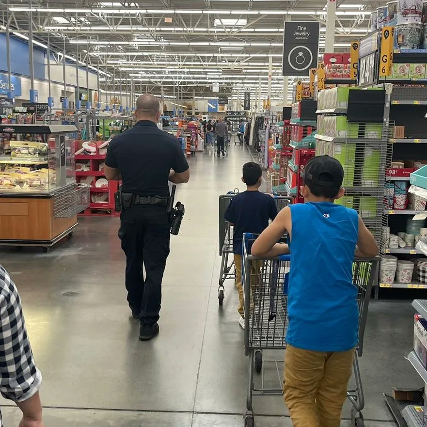 Today, one of our students was blessed because two amazing Miami Police officers took him to “Shop with a Cop”. Thank you to Commander Lozano and Sergeant Cabeza for all you do for the community and our students at Shenandoah Middle. We are so lucky to have you!