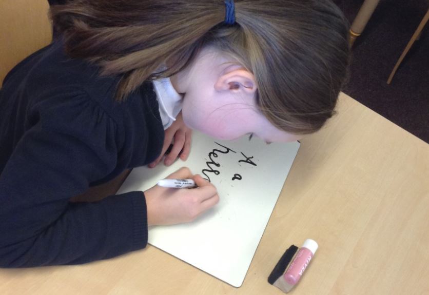 MissScrubyNHP's tweet image. Year 2 had a go at some calligraphy linked to our RE and Art. They were really proud of their writing!