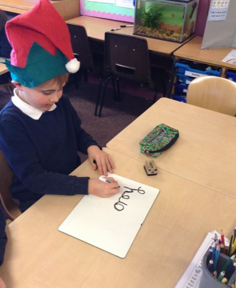 MissScrubyNHP's tweet image. Year 2 had a go at some calligraphy linked to our RE and Art. They were really proud of their writing!