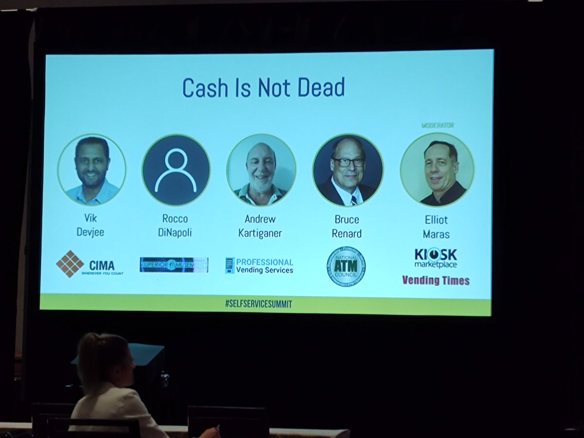 TheKioskGuy's tweet photo. Vending Track: Cash is Not Dead! Cima, Professional Vending and National ATM Council #selfservicesummit
#ICXAssociation @TheKioskGuy call me at (909) 241-1492 #KioWare #NetworldMediaG  @GinkoSystems  #KioskMarketplace  at Diplomat Resort https://t.co/ETHbg8Kp2W