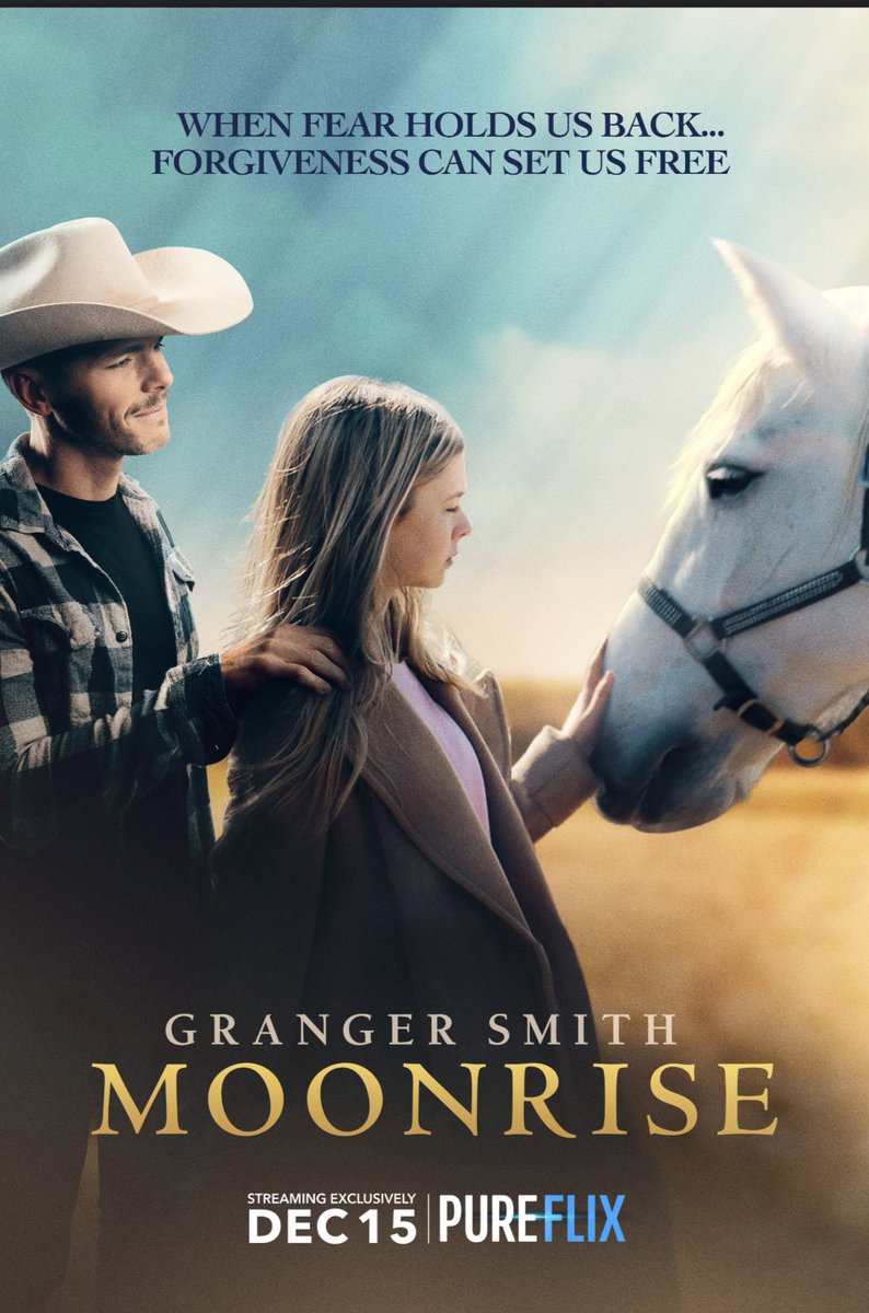 GrangerSmith's tweet photo. So happy to introduce to y’all my first movie, MOONRISE! What a year this has been from filming to music making to marketing and now it’s OUT! Download @pureflix on your device or TV and then let me know what you think. https://t.co/TILUsVGMlj