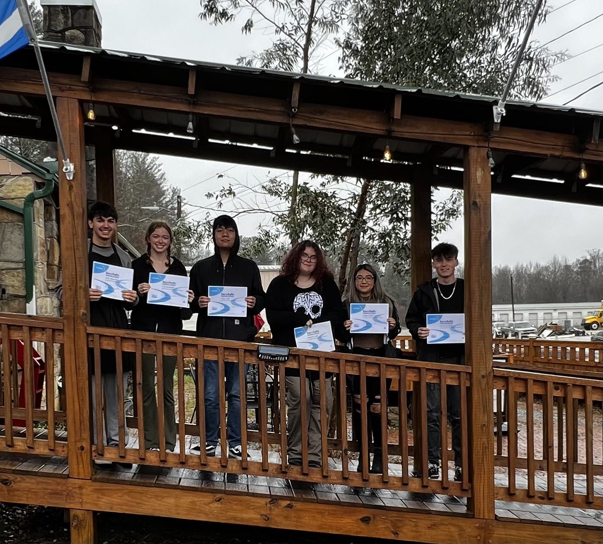 Food and Nutrition II class enjoyed breakfast at Kosta’s Fireside Restaurant to congratulate our successful school business and our ServSafe Mangers!