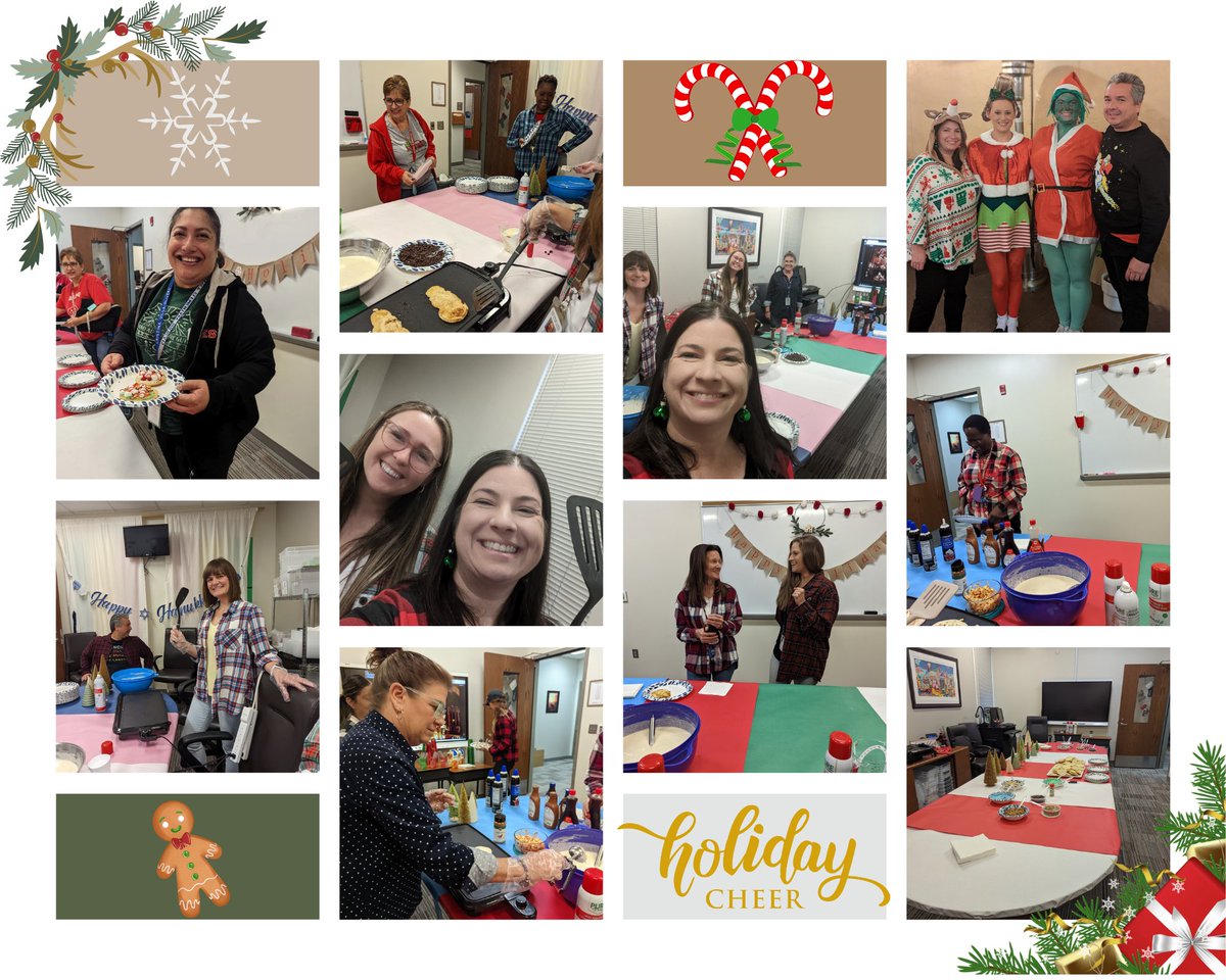 Emily Compton OCPS (@mrscompton_ocps) on Twitter photo We have been spreading holiday cheer to our staff all week. My favorite day every year is when we make pancakes for our staff. This is a great bonding moment full of laughter for my team while we serve all of our fabulous teachers and staff. <a href="/DrFritzler_OCPS/">Patricia Fritzler, Ed.D.</a> <a href="/OcpsEast/">OCPS East</a> <a href="/AlomaElem/">Aloma Elementary</a> We have been spreading holiday cheer to our staff all week. My favorite day every year is when we make pancakes for our staff. This is a great bonding moment full of laughter for my team while we serve all of our fabulous teachers and staff. <a href="/DrFritzler_OCPS/">Patricia Fritzler, Ed.D.</a> <a href="/OcpsEast/">OCPS East</a> <a href="/AlomaElem/">Aloma Elementary</a>