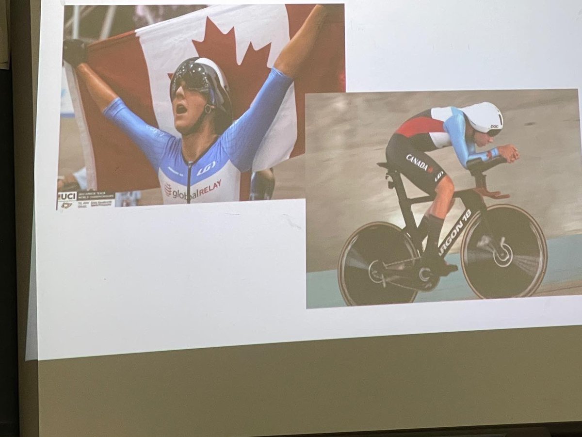 Involvement in cycling has inspired  @carson.mattern to plan for future studies in medicine and sport and physics! Carson is currently enrolled @mcmasteru @hwdsb #cycling #champion #rousseaualumnus