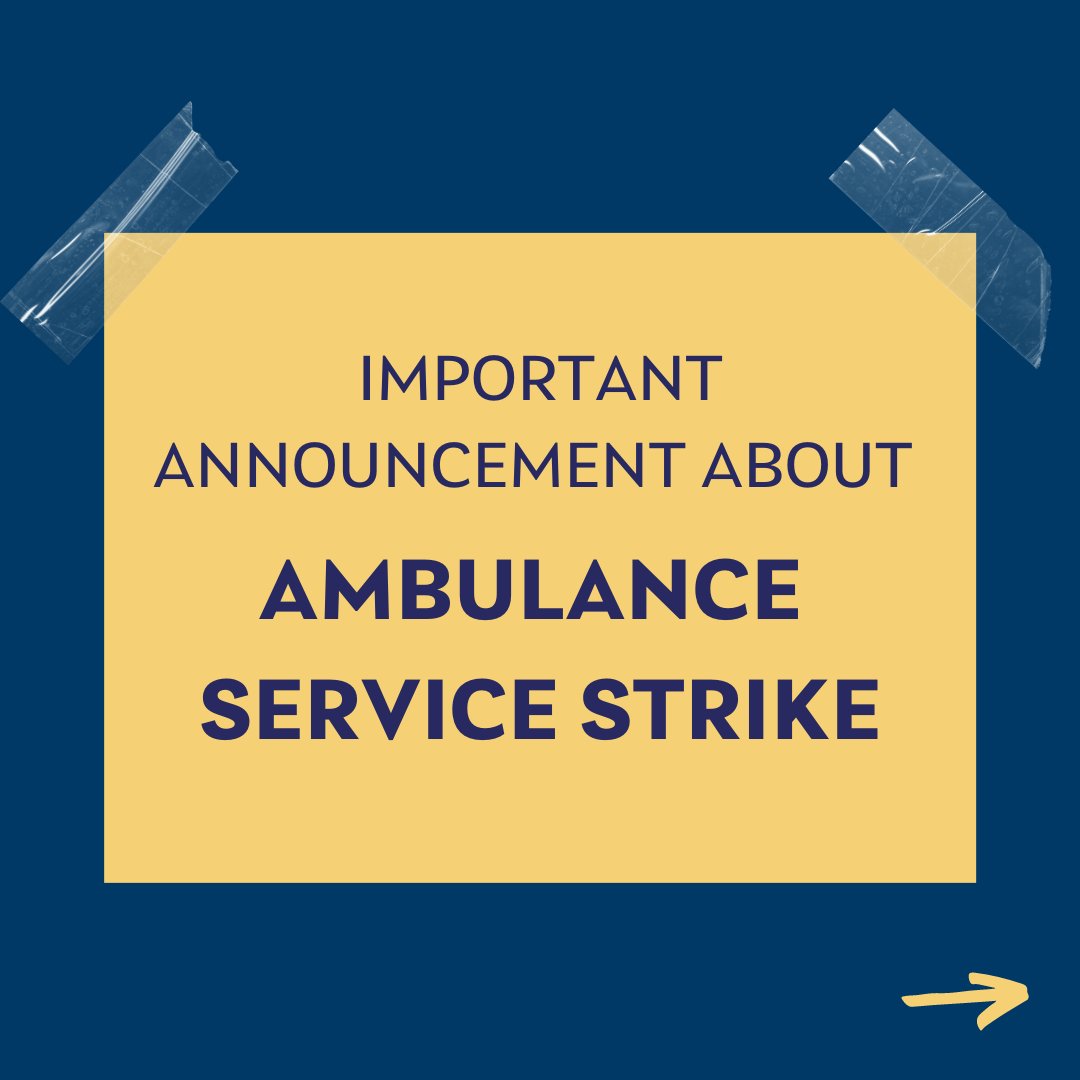 As you may know, ambulance staff across England and Wales intend to strike on Wednesday 21st December and Wednesday 28th December 2022. Should these strikes take place, it will undoubtedly be highly disruptive to TECS and Service Users. For more info, instagram.com/p/CmMW0vBIS5v/…