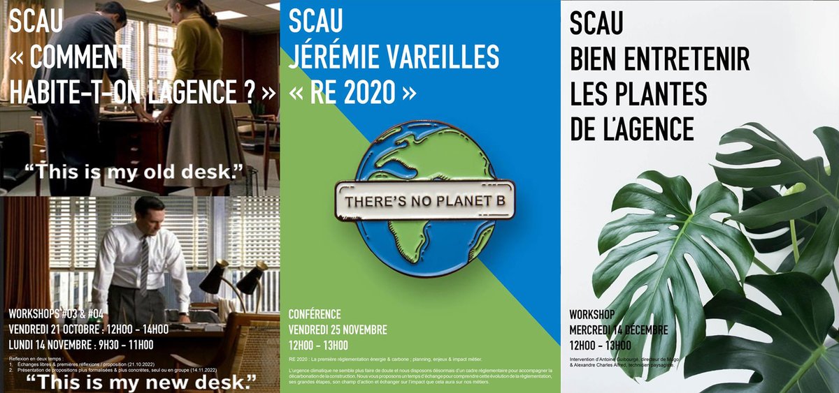 SCAUarchitecture (@scauarchi) on Twitter photo Des conférences aux workshops; 75 autour d'une table pour échanger & partager.
Merci aux derniers intervenants : Jérémie Vareilles de
<a href="/MilieuStudio/">MilieuStudio</a> et Antoine Guibourgé avec Alexandre Charles-Alfred, technicien paysagiste <a href="/MUGOpaysage/">MUGO Paysage</a> Des conférences aux workshops; 75 autour d'une table pour échanger & partager.
Merci aux derniers intervenants : Jérémie Vareilles de
<a href="/MilieuStudio/">MilieuStudio</a> et Antoine Guibourgé avec Alexandre Charles-Alfred, technicien paysagiste <a href="/MUGOpaysage/">MUGO Paysage</a>
