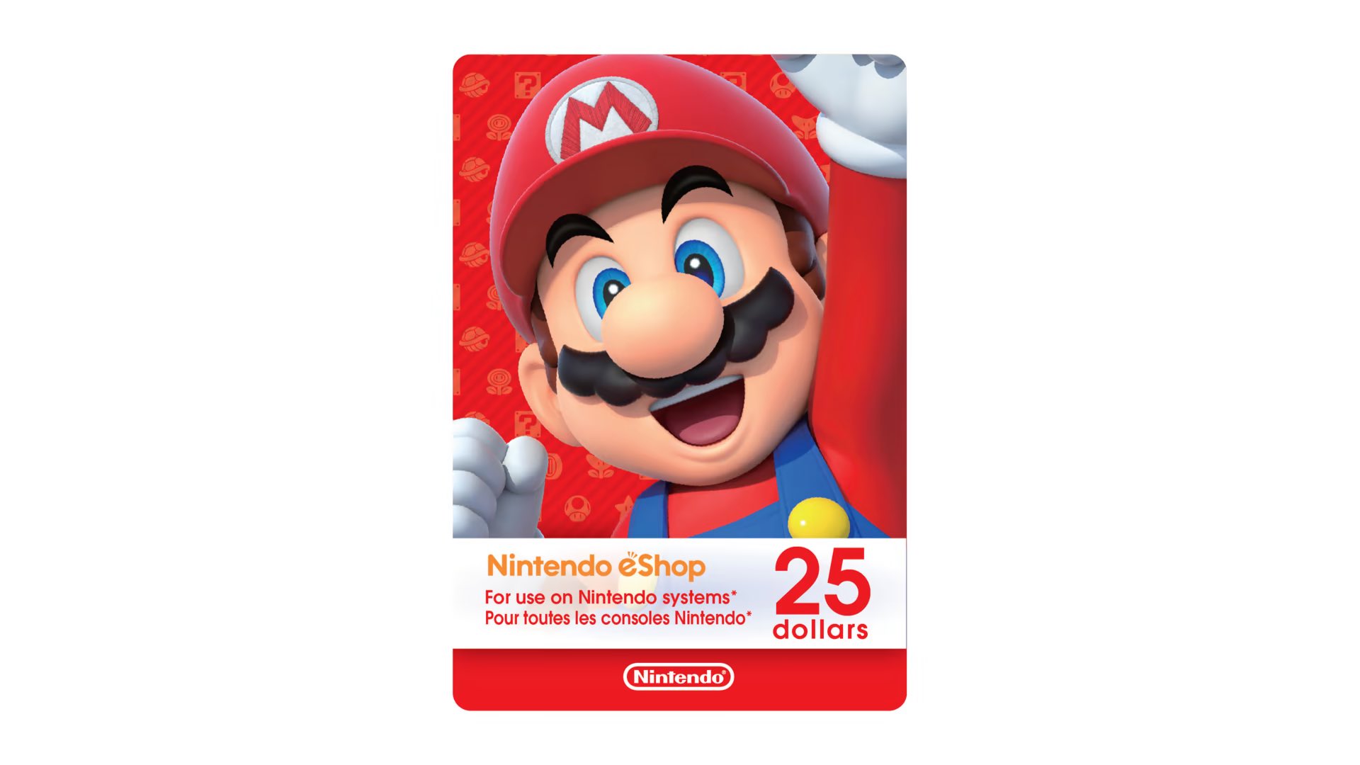 25 dollar cheap nintendo card