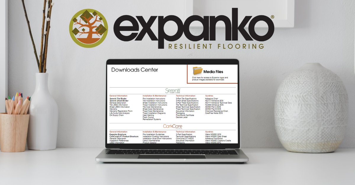 Expanko_Cork's tweet photo. From general information on Expanko products to installation details, maintenance instructions and more, we have all the resources you need. Click here to browse:  https://t.co/tY0u3SqVD3 

#corkflooring #rubberflooring #commercialflooring #resilientflooring #sustainablesolutions https://t.co/S4yip2VRV5