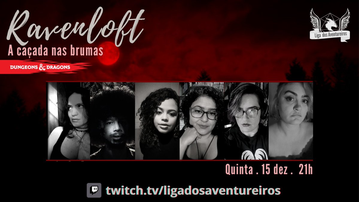 ligaventureiros's tweet photo. Voltamos hoje, diretamente da Falkovnia. Finalmente, o grupo está cara a cara com Radaga, a mulher que tanto procuravam. Muitas perguntas, mas nenhuma resposta ainda, vem acompanhar o desenrolar desse encontro lá na https://t.co/lKbnY8W9fz.
>>
@inabotelho @DnD_AdvLeague https://t.co/7RGS7TBD2Y