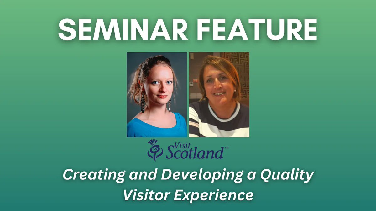 S E M I N A R . F E A T U R E

Join @visitscotland at 11:00 AM on 23 January for a discussion on creating and developing a quality visitor experience! 

Don't miss out! Register today: buff.ly/3FjofUX 

#scottradefair