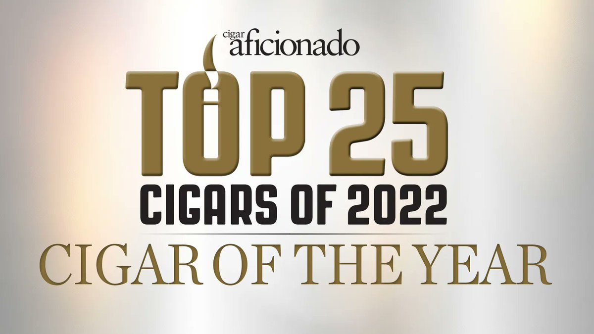 CigarAficMag's tweet photo. Cigar Aficionado's No. 1 Cigar of 2022 comes from a brand that has never won No. 1 before, a cigar that impressed our tasting panel again and again.
https://t.co/r3FMbKbDLT
#cigaroftheyear #CATop25 #Cigarrating #cigaraficionadomagazine https://t.co/T79vygCgJq