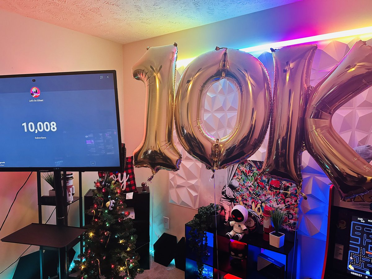 LetsGoEthan's tweet photo. Thank you to ALL who believed! BEST Father &amp; Son on YouTube!  10% 🪫 ROAD TO 100K 🔥🔥🔥 #10K https://t.co/Lgw8Pfgqux