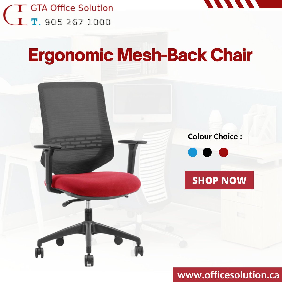 gta_office's tweet photo. Get yourself our Best Seller: Ergonomic Mesh-Back Chair 🤩
Visit our website & order yours now: https://t.co/I1pnHsKeER
#Officesolution #GTA #furnituredesign #officespace #officedecor #workspace #officeinterior #workplace #officeinteriors #office https://t.co/PibCbfGysC