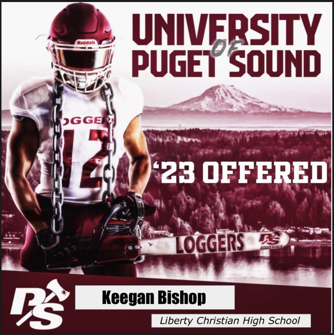 Excited and blessed to have received an offer from <a href="/P_S_football/">Puget Sound Football</a> to continue my education and athletic career.
<a href="/Coach_Lukins/">Craig Lukins</a> <a href="/EvansRankings/">x-Matt Evans</a> <a href="/RylandSpencer/">Ryland Spencer™</a>