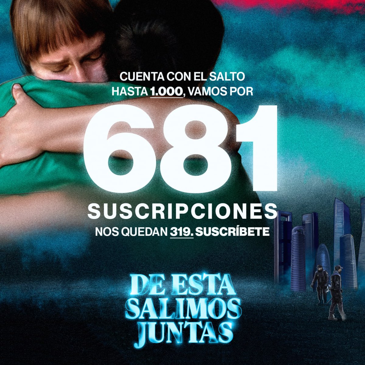 ElSaltoDiario's tweet photo. 📢El Salto está en problemas: necesitamos 1.000 suscripciones más para sobrevivir y llegar cada vez a más gente. Ya llevamos más de la mitad: 681. ¡Suscríbete y llévate la tote bag de Pantera, la tienda del Sindicato de Manteros! 
https://t.co/BDXNhMeevH https://t.co/jIEijGrXLH