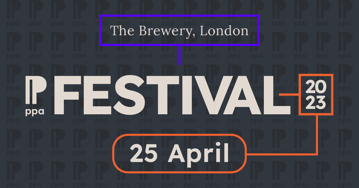 The PPA Festival is back with a new look and venue! We're bringing you more than 25 sessions and 70 speakers across four stages. 

Super early bird tickets now on sale... you've got until Friday 6 January 2023 to secure yours.

Tickets and details: ppafestival.co.uk/2023/en/page/h…